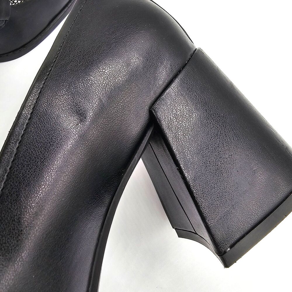 Kelly & Katie Tonnia Pump Black/ White Plaid Women's Size 7 - Picture 5 of 11